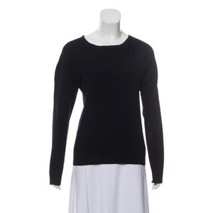 APC navy blue scoop neck sweater